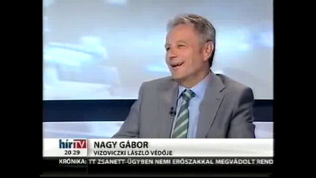 dr Nagy Gábor ügyvéd Vizoviczki ügyének videója